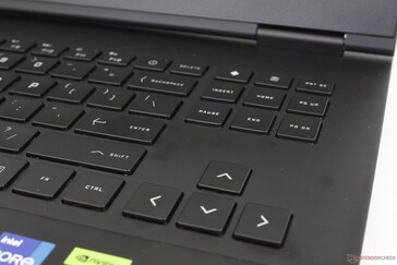 One of the few gaming laptops with spacious arrow keys but no numpad