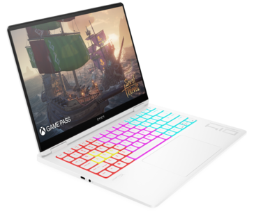 HP Omen Transcend 14 - Ceramic White. (Image Source: HP)