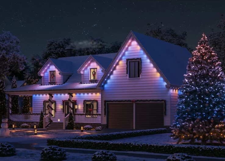The Philips Hue Permanent Outdoor Lights. (Image source: Philips Hue)