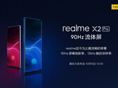 Realme teases the X2 Pro's front panel. (Source: IndiaShopps)