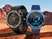 The new Rollme Hero M1 smartwatch is available in black/gold and silver/blue. (Image: Rollme)