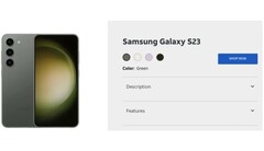 لیست Samsung Galaxy S23 AT&T (منبع: CNET)