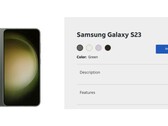 Samsung Galaxy S23 AT&T listing (Source: CNET)