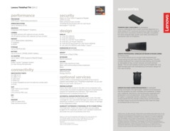 specifications Lenovo ThinkPad T14 Gen 2 AMD