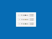 Windows 11's colored battery icons are a welcome feature. (Image source: Microsoft)