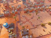 An image showing buildings in SteamWorld Build, now 80% off on Steam.