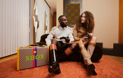 Gucci and Microsoft have teamed up to develop a limited-edition Xbox Series X console. (Image source: Gucci)