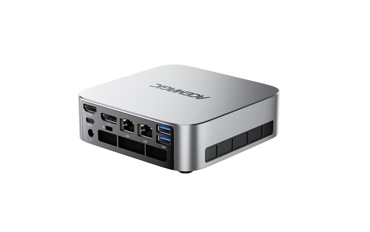 The AceMagic F2A mini PC boasts a plethora of I/O options, including USB 4 and 2.5 G Ethernet. 