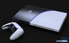 PS5 design by Concept Creator. (Image source: LetsGoDigital)