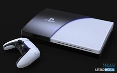 PS5 design by Concept Creator. (Image source: LetsGoDigital)