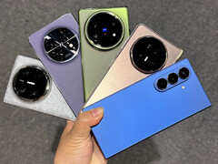 The current crop of book-style foldable smartphones, including the recent X Fold5, Find N5 and Galaxy Z Fold7, from left to right. (Image source: Xiaobai assessment)