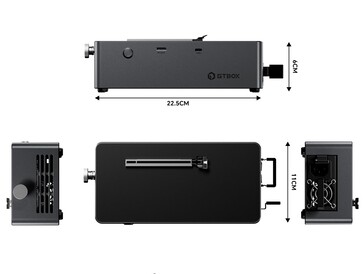 The G-Dock offers USB Type-C and OCuLink (Image source: Gtbox)
