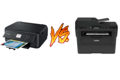 Which is better for you: inkjet or laser? (Image via Amazon w/ edits)