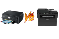 Which is better for you: inkjet or laser? (Image via Amazon w/ edits) Which is better for you: inkjet or laser? (Image via Amazon w/ edits)