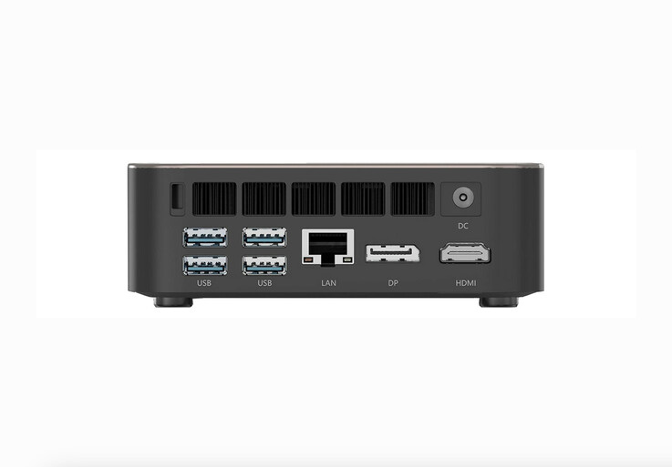 The Links LC7530 mini PC features a healthy array of ports, including six USB 3.2 Type-A ports.