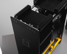 The MonsterLabo Beast case has ~50% of its volume filled with heatsinks and heatpipes. (Image Source: Optimum Tech)