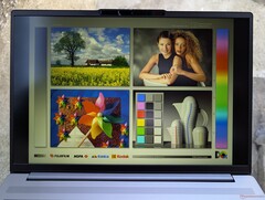 Outdoors under shade