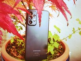 The Samsung Galaxy A23 5G offers a rather plain back, but an elegant transition to the camera module.