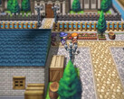 RPG Maker U2U's new "Perspective 2D" feature in action.