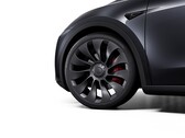 Tesla has swapped out the default wheels on the Model Y, resulting in a 6-mile range loss. (Image source: Tesla)