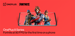 Some OnePlus phones can now play Fortnite at 90fps. (Source: OnePlus)