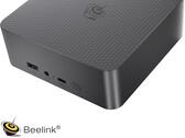The new configuration of the EQi13 comes with 16GB of RAM and it costs $499. Pictured: a promo picture showing the front of the mini PC.