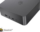 The new configuration of the EQi13 comes with 16GB of RAM and it costs $499. Pictured: a promo picture showing the front of the mini PC.