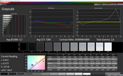 CalMAN: Greyscale – Automatic (DCI-P3 target colour space)