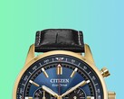 Citizen’s new Racing Chronograph pairs a blue dial with a gold-tone case