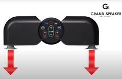 The GS-SP1 Grand Speaker soundbar by Doshisha helps seniors hear TV shows better without turning the volume up. (Image source: Doshisha)