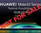 Multiple insiders have reported that Huawei will not sell the Mate 30 series in Central Europe. (Image source: Huawei)