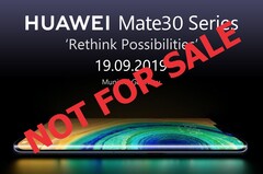 Multiple insiders have reported that Huawei will not sell the Mate 30 series in Central Europe. (Image source: Huawei)