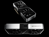 A rendered image of the GeForce RTX 3060 Founders Edition GPU