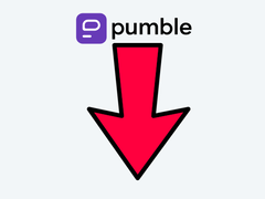 Pumble was down for about an hour (Image source: Pumble.com w/edits)