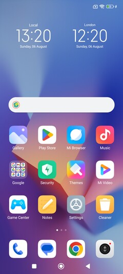 Software on the Xiaomi Redmi Note 12S