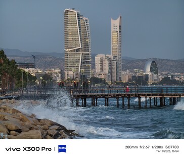 Vivo X300 Pro 200 mm with tele-converter.