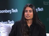 A screengrab of Xbox CEO Asha Sharma speaking to Bloomberg