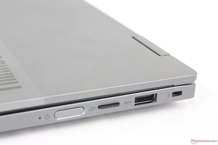 Fully inserted MicroSD card protrudes slightly for easier ejecting