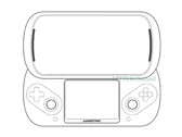 The so-called Anbernic Slide has an unusual design that builds on the PSP Go and Nintendo 3DS. (Image source: via Nittrx)