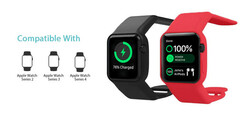 The Batfree strap boosts battery life for the Apple Watch. (Source: Togvu)