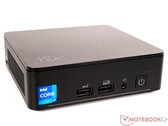 The NUC 13 Pro utilises Raptor Lake-P processors with 64 W PL2. (Image source: NotebookCheck)