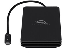 OWC opens preorder sales for Envoy Ultra external SSD with Thunderbolt 5 connectivity. (Image source: OWC)