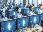 Bad bots are increasingly attacking customer service call centers. (Image source: MS Bing/DALL-E 3)