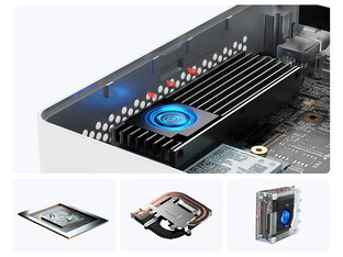 Advanced cooling system of Minisforum NPB6 (Image source: Minisforum)