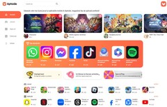 Aptoide app store on the web (Source: Own)