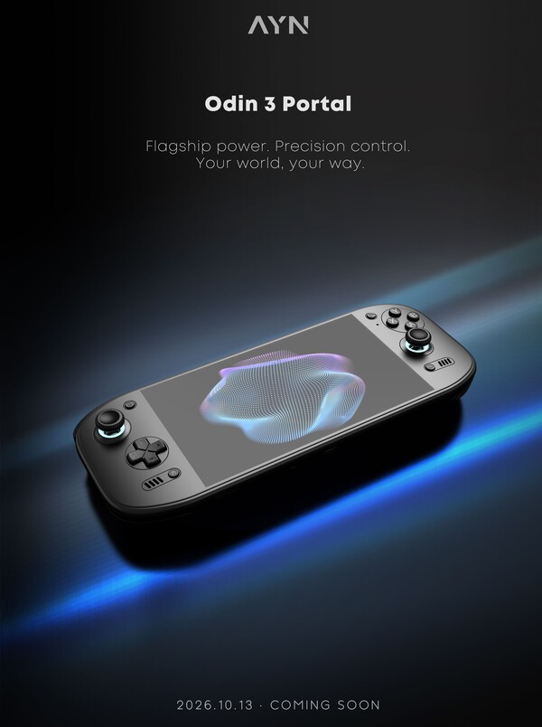 The Ayn Odin 3 Portal has a design similar to that of the Odin 2 Portal.