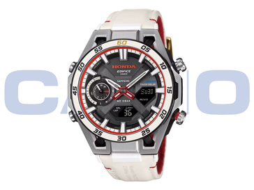 Casio Edifice x Honda collab watch. (Image source: Casio - edited)
