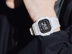 The Casio G-Shock Move DW-H5600 has a clean, rectangular face and is made of lightweight resin material. (Image source: Casio)