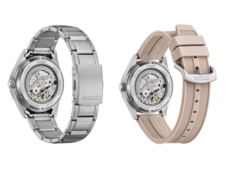 The Citizen NJ022 watches have metal or urethane straps. (Image source: Citizen, edited)