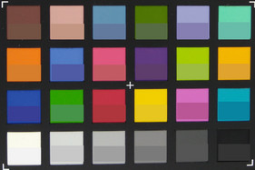 ColorChecker: The reference color is in the bottom field.